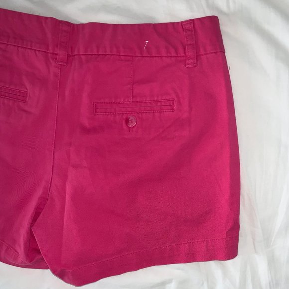 GAP PINK KHAKI CHINO SHORTS SIZE 4 - Picture 4 of 8